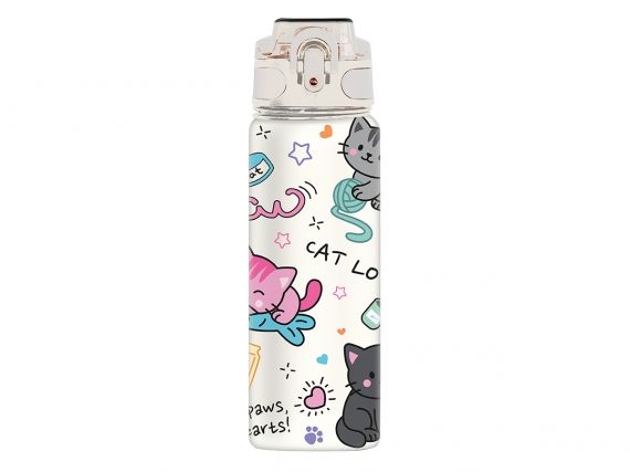 ITotal Tritan Water Bottle 750ml - Cat