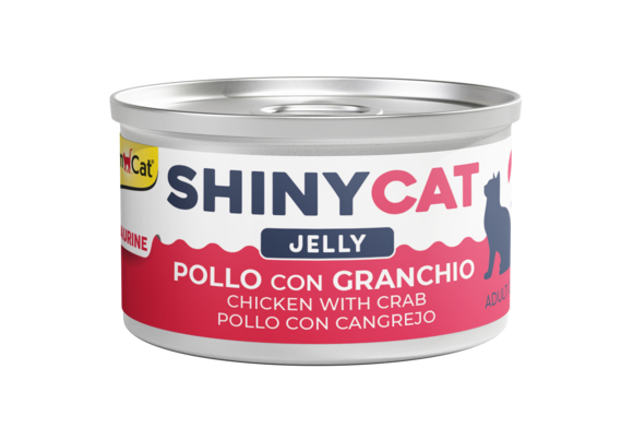 Gimcat ShinyCat 70g Can CHICKEN WITH CRAB in jelly
