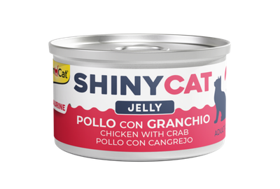 Gimcat ShinyCat 70g Can CHICKEN WITH CRAB in jelly