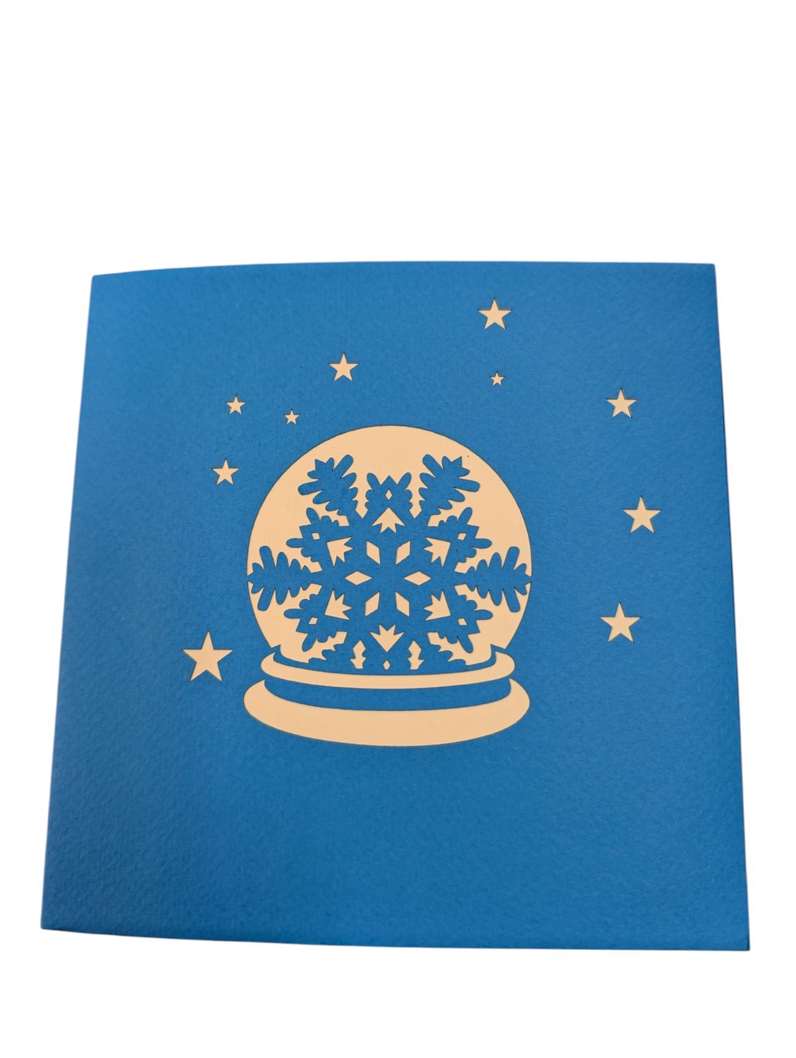 Origami Christmas Greeting Card - Christmas Ball