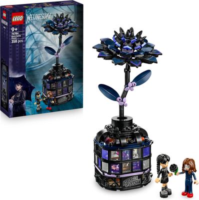 Lego 76784 Wednesday Black Dahlia Flower