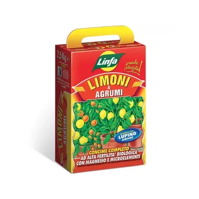 Lupins for Lemons and Citrus 2.5Kg Organic-Mineral Linfa Fertilizer