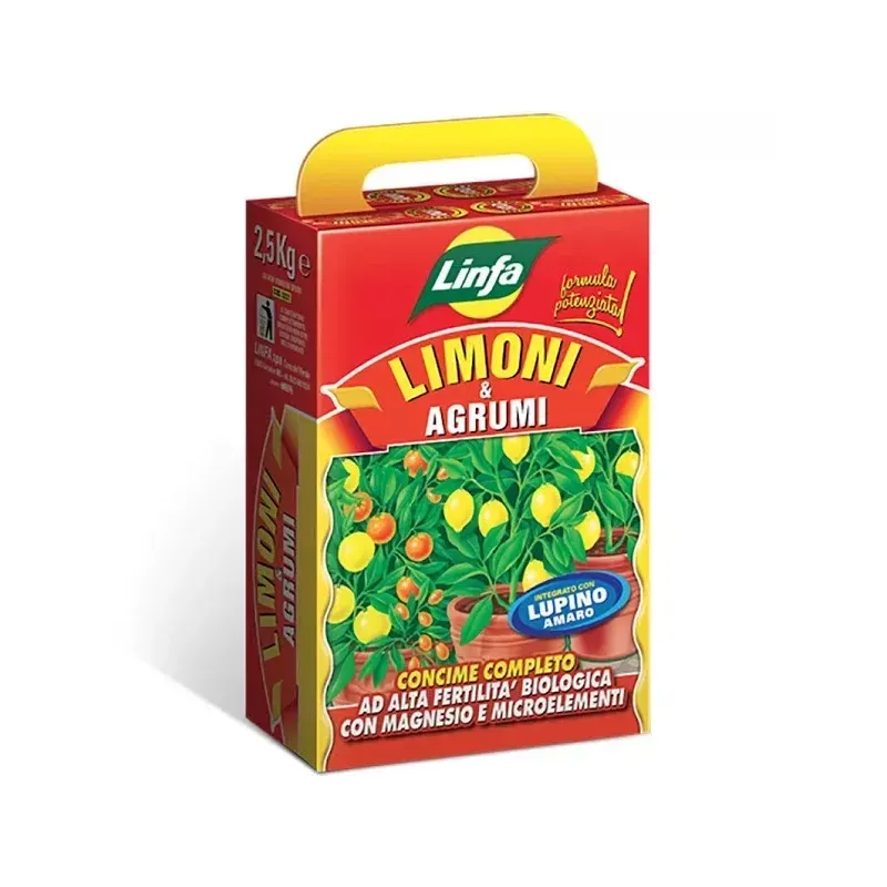 Lupins for Lemons and Citrus 2.5Kg Organic-Mineral Linfa Fertilizer