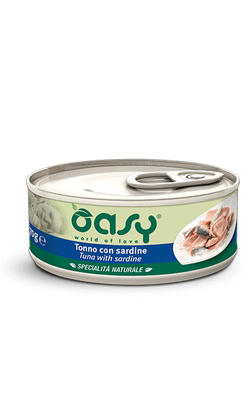 Oasy Natural Specialties - Tuna With Sardines 70 g