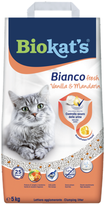 Gimborn Litter - biokat's BIANCO FRESH VANIGLIA&amp;MANDARIN 5KG