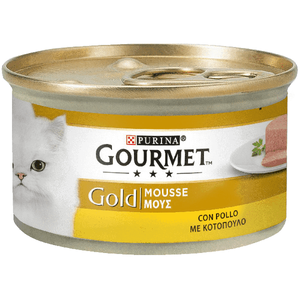 Can Cat Gourmet GOLD MOUSSE WITH CHICKEN 85g