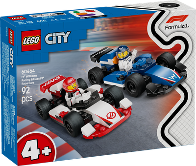 LEGO CITY SINGLE-SEATER WILLIAMS RACING AND HAAS F1® 60464