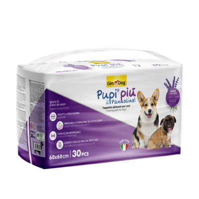 Gimborn Absorbent Mats - PLUS PUPES WITH LAVENDER 60X60 - 30PZ