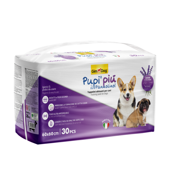 Gimborn Absorbent Mats - PLUS PUPES WITH LAVENDER 60X60 - 30PZ