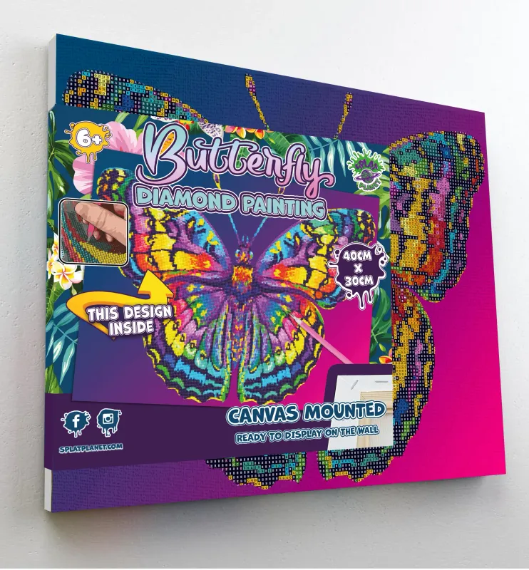 Diamond Painting - Butterfly - Splatplanet
