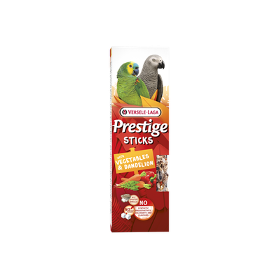 Prestige Stick Parrots with Vegetables and Dandelion 2 pcs gr70