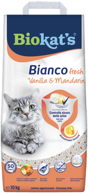 Gimborn Litter - biokat's BIANCO FRESH VANIGLIA&amp;MANDARIN 10KG