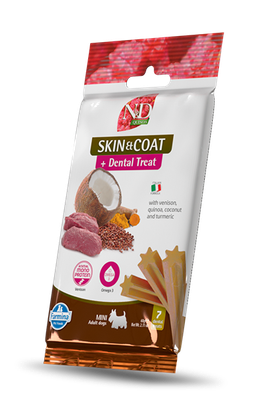 Farmina Snack for Dogs Quinoa Skin &amp; Coat Venison mini 60gr