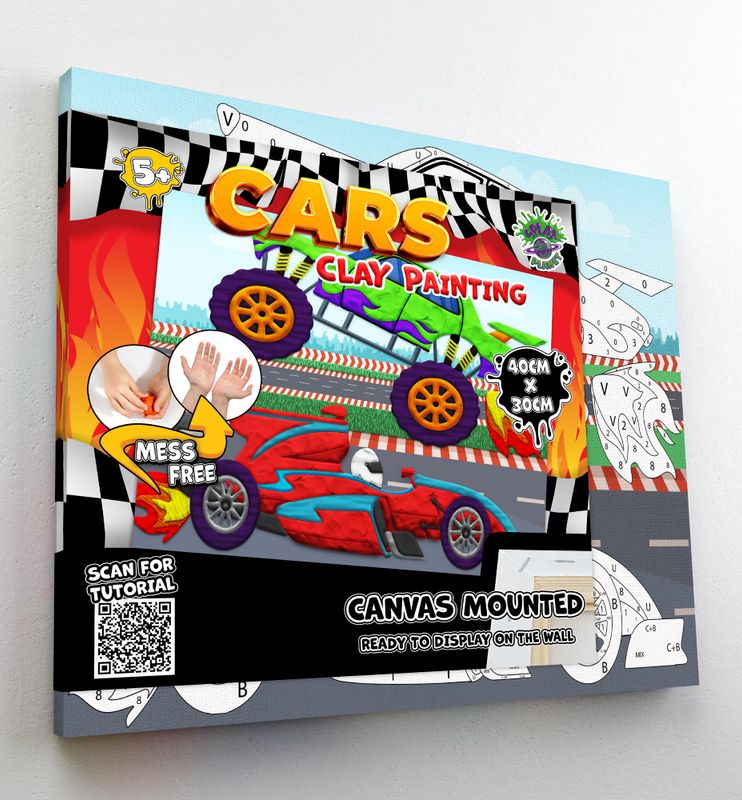 Clay Painting - Racing Cars - Splatplanet