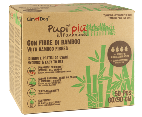 Absorbent Mats PUPI PLUS BAMBOO 60x90 CM-50 PZ