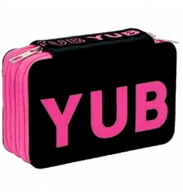 Yub Urban Fluo School Case 3 Zippers