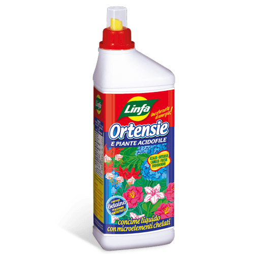 Hydrangea and acidophilic plants liquid fertilizer 1L - LINFA