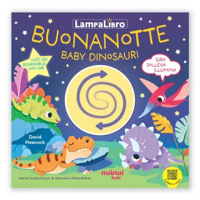 Nuinui - Book with Lamp - Goodnight baby dinosaurs