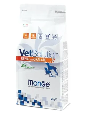 Croquettes Renal Oxalate - Monge Vet Solution Dry Dog 2 Kg