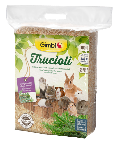 Gimborn - Litter GIMBI Shavings 60L