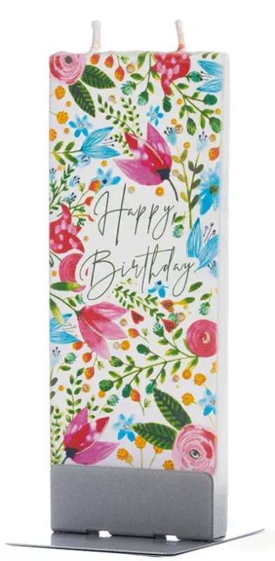 Flatyz – Decorative Flat Candles – Happy Birthday