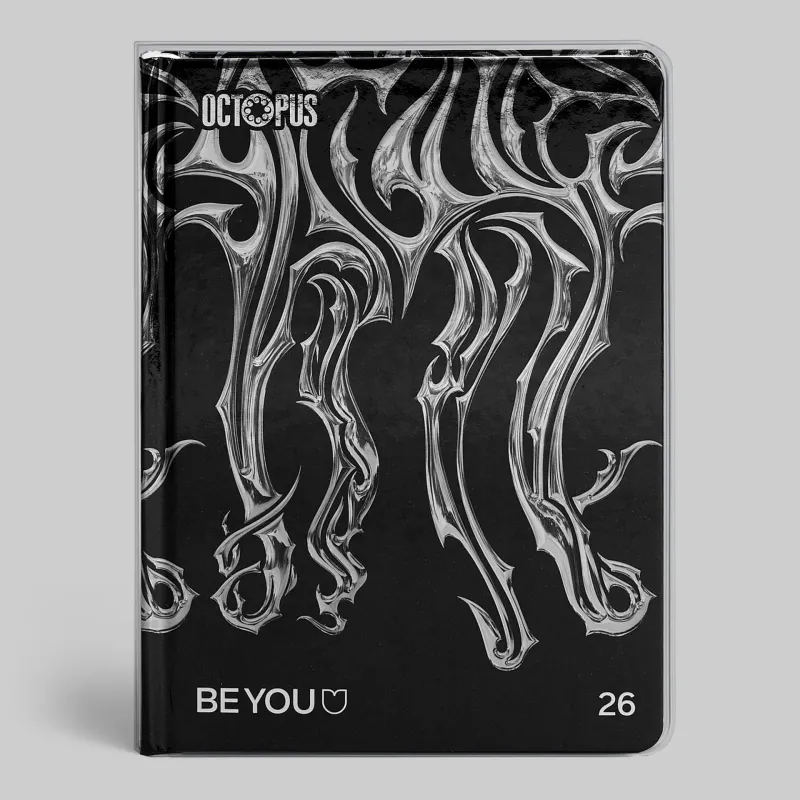 Be You Silver Octopus Diary 25/26 - Easy Format