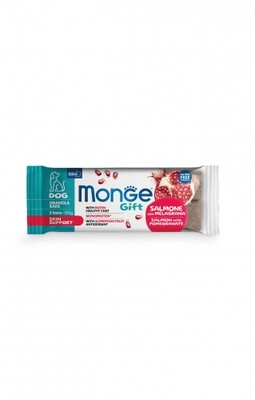 Monge Gift Skin Support Dog Salmon with Pomegranate - Granola Bar