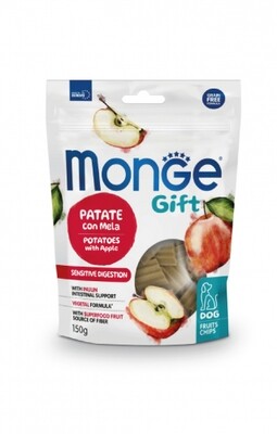Monge Gift Dog Sensitive Digestion Potato with Apple - Fruits Chip 150g