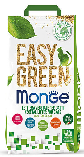 Monge Easy Green - Plant-Based Litter 100% Corn 10L - 3.8kg