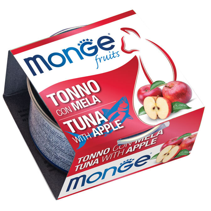Monge Fruits Tuna With Apple - Can Cat 80gr