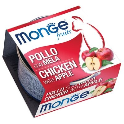 Monge Fruits Chicken With Apple - Can Cat 80gr