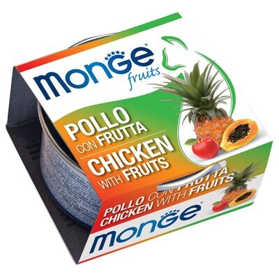 Monge Fruits Chicken With Fruit - Can Cat 80gr