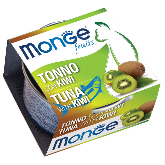 Monge Fruits Tuna With Kiwi - Can Cat 80gr