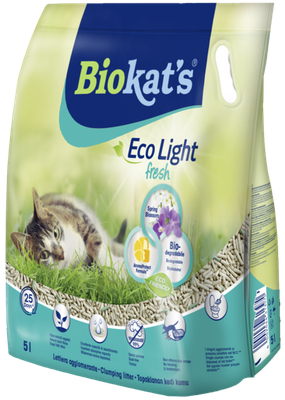 Gimborn Ecological Cat Litter - ECO LIGHT FRESH SPRING BLOSSOM 5LT
