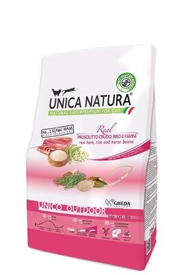 Gheda - Unica Natura Dry - Outdoor Jambon Cru, Riz et Favini 350g