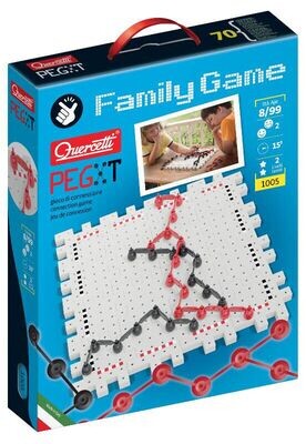 Quercetti- 1005 PEGXT Family Game