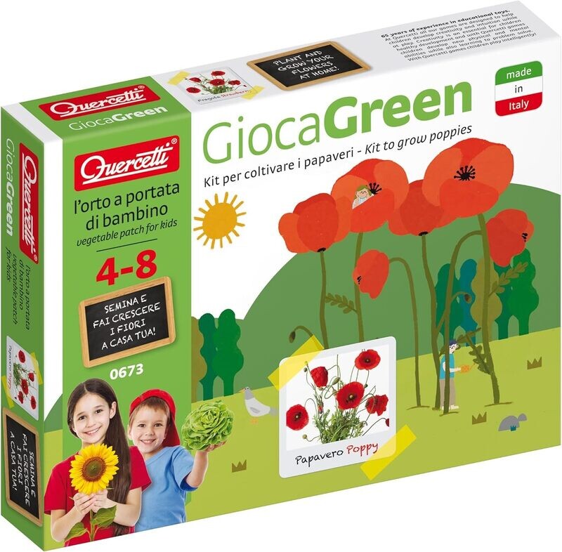 Quercetti 0673 - Play Green Poppy
