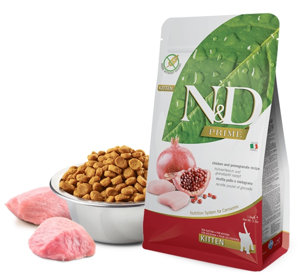 Farmina N&amp;D Prime Cat Chicken and Pomegranate Kitten 1.5 kg