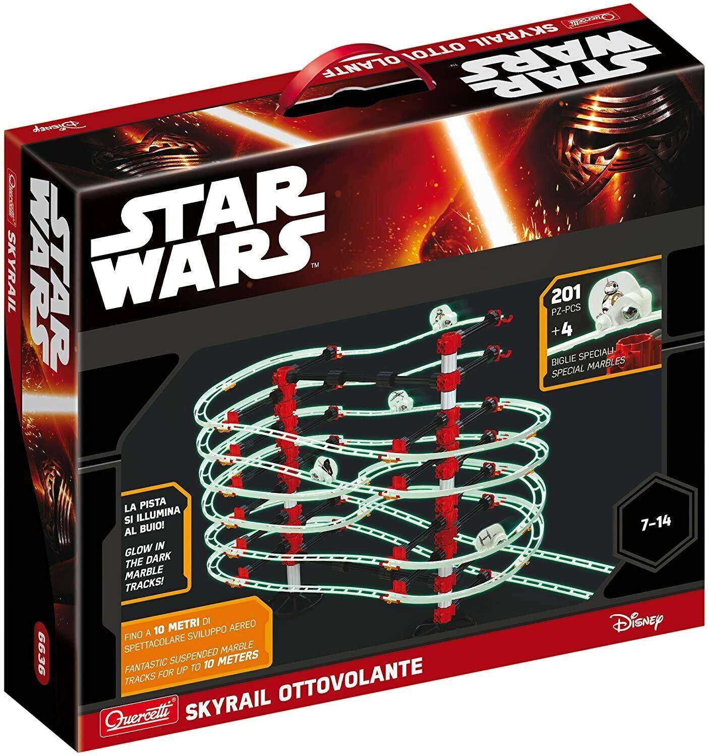 Quercetti Skyrail Star Wars Roller Coaster - 6636