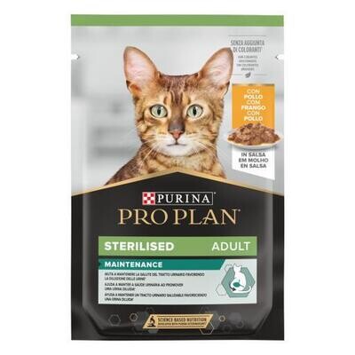 Pro Plan Cat STERILISED TENDERS IN SAUCE WITH CHICKEN 85g Purina