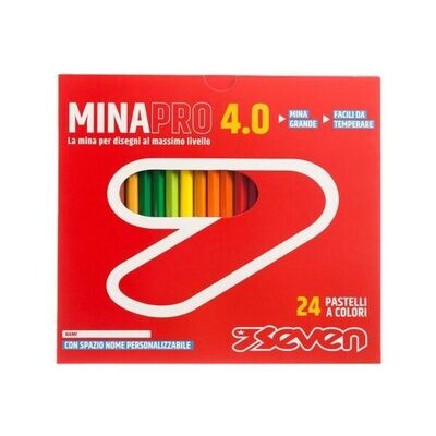 Seven Mina Pro 4.0 Colored Pencils - 24 Colors