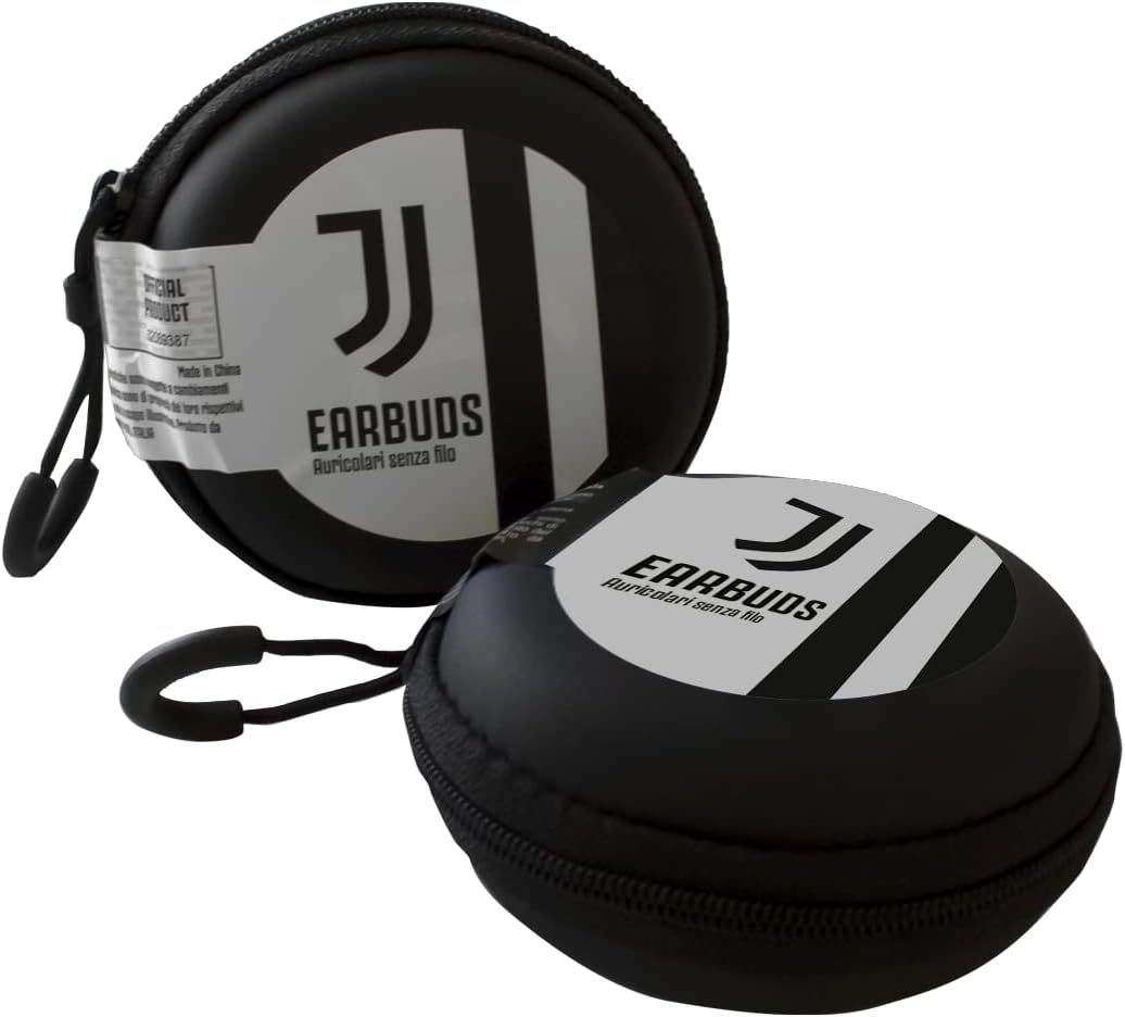TECHMADE Juventus Official Wireless In-Ear Earbuds with Dual Microphone