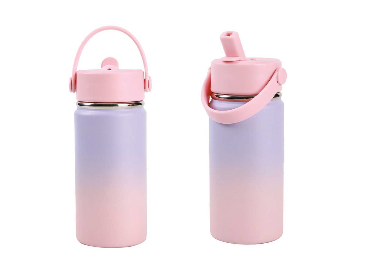 Thermal Bottle 400 ml with Handle Gradient Pink/Lilac