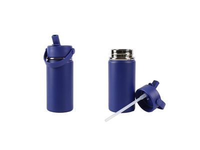 Garrafa Térmica 400 ml com Alça Azul Escuro
