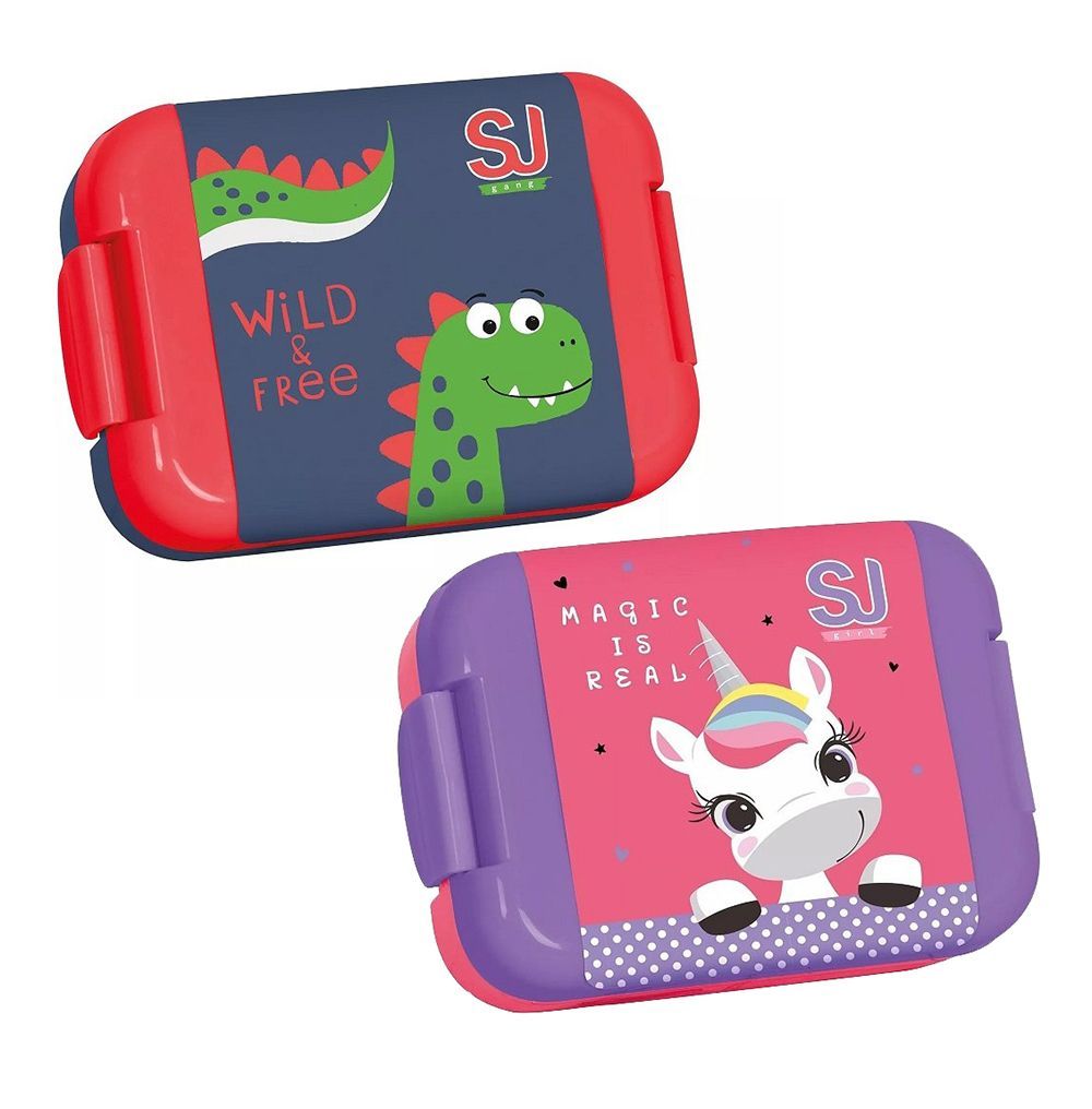 Sj Gang Snack Box - Dinosaur and Unicorn