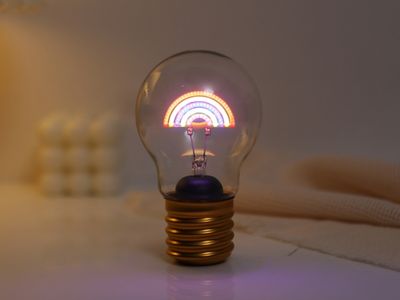 ITotal - Rainbow Lightbulb Shape Light