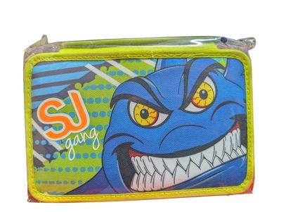 3 ZIPPER POUCH - SJ Animals Boy Shark