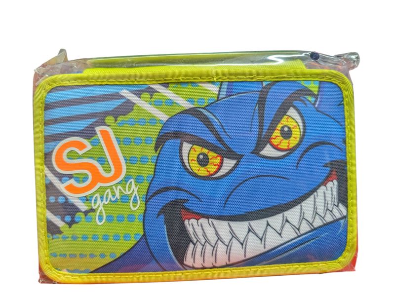 3 ZIPPER POUCH - SJ Animals Boy Shark