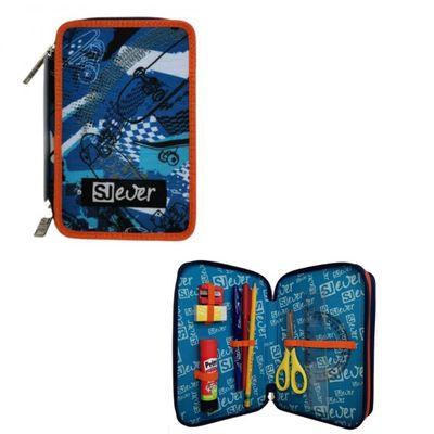 Trousse scolaire Seven 3 fermetures SJ Ever - Skate Boy