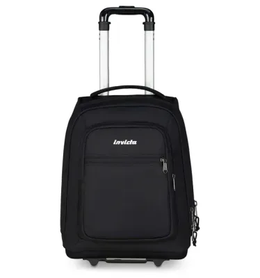 Bump Plain Invicta Trolley Mochila GRS Preto